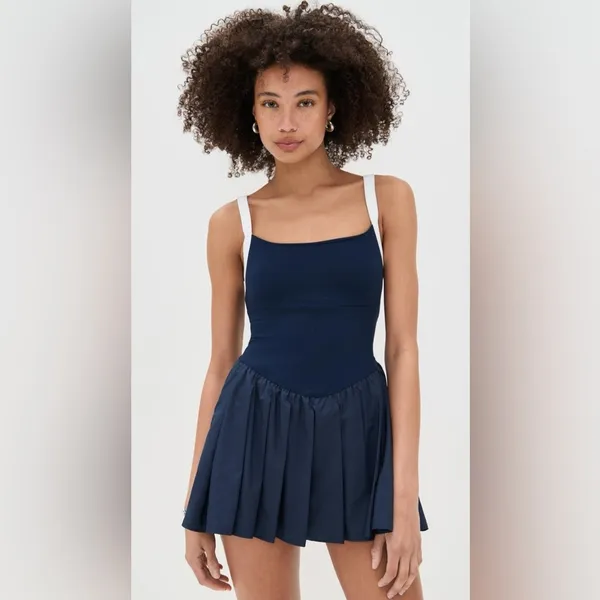 Free People Swing Of Things Colorblock Skortsie M - Image 8