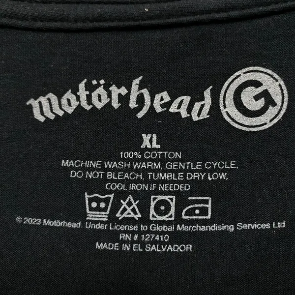 Motörhead The Ace Of Spades Metal Rock Tshirt size Extra Large - Image 4