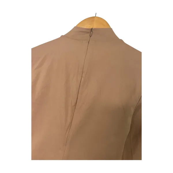 Aritzia Babaton Bodysuit Top Womens Medium Brown Mock Neck Long Sleeve Stretch - Image 9