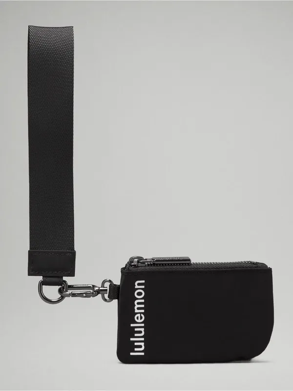 lululemon athletica NWT Dual Pouch Wristlet Strap Key & Accessory Holder Black - Image 3
