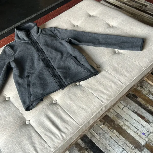 Lululemon It’s Fleecing Cold Full Zip Sweater Jacket Womens Size 6 - Image 3