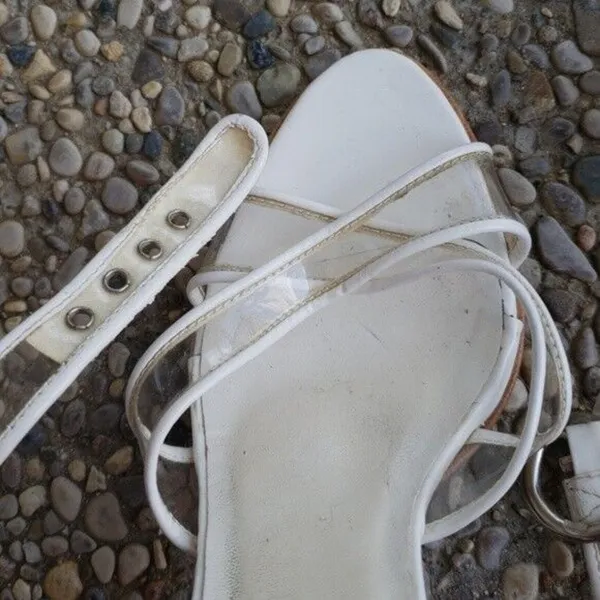 White Heels **REPAIR NEEDED** - Image 6