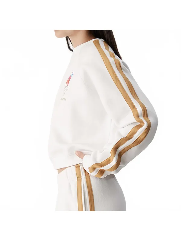 PacSun Olympics Atlanta Raglan Crew Neck Sweatshirt White NWT Small - Image 4