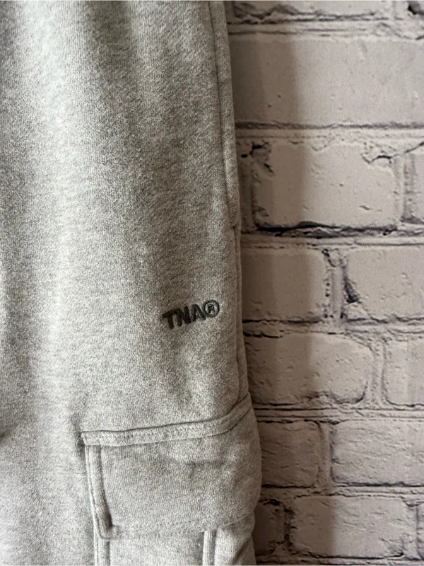 Womens TNA sweat fleece gray Cargo Sweatpants - Comfortable Everyday Joggers - Image 7