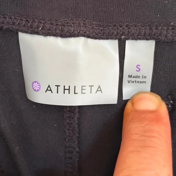 Athleta Womens Black High Rise Pocket Leggings Size Small Activewear Pants‎ - Image 6