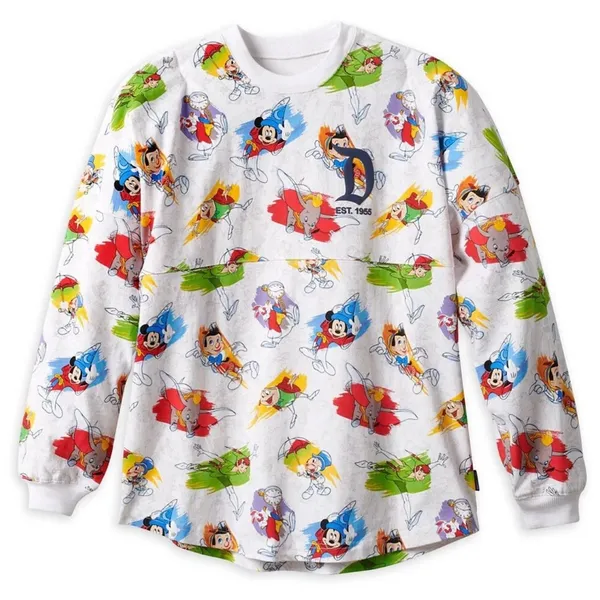 Disney Parks Ink & Paint Spirit Jersey featuring classic animated characters - Image 3
