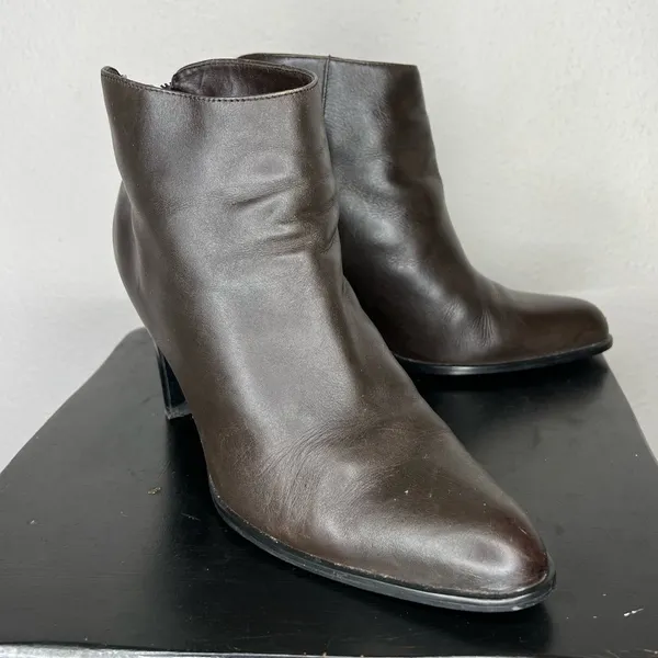 Apostrophe Rory Leather Heeled Booties‎ - Image 7