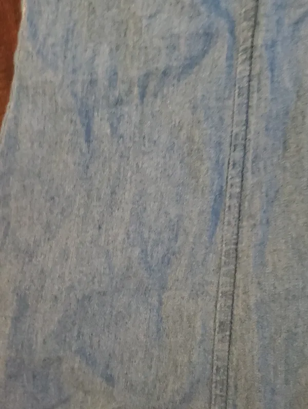 Mimi Chica Light Blue Denim Halter Dress - Sleeveless Summer Dress Size Medium - Image 3