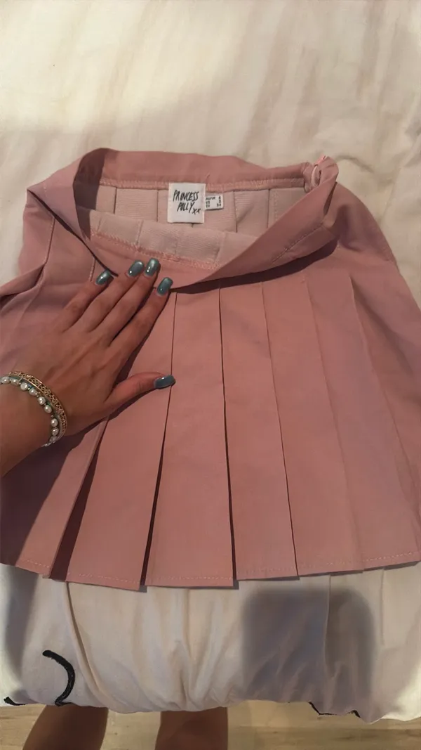 Princess Polly Tennis Skirt Pink - Image 3