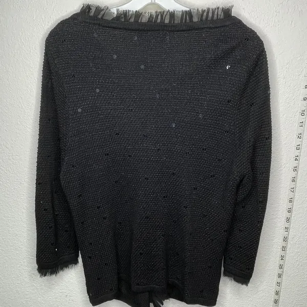 My Favorite Things Cardigan Sweater Black‎ Black Size L - Image 4