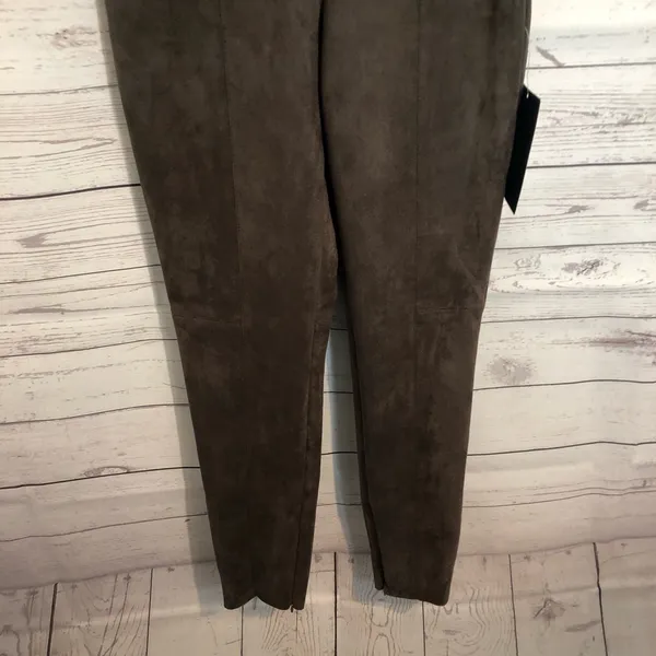 NWT Zara Suede Brown Skinny Pant - Image 4
