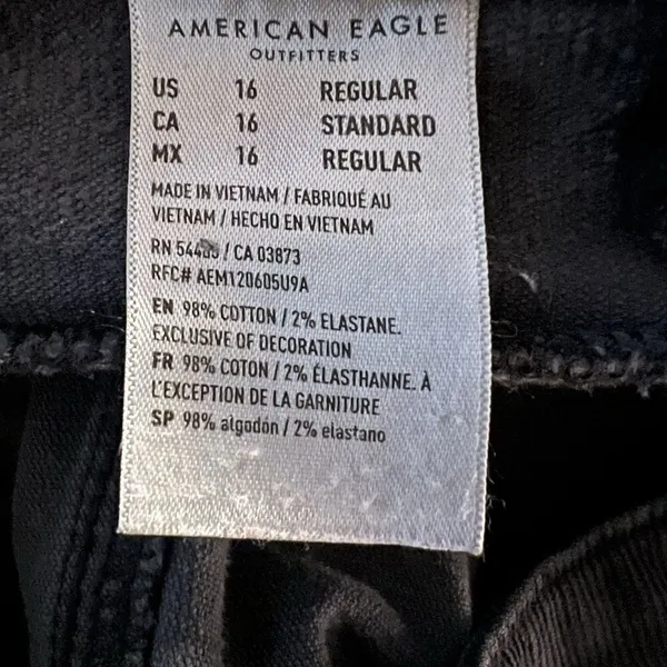 American Eagle Women’s‎ Corduroy Pants 16 Flare Button Fly - Image 4