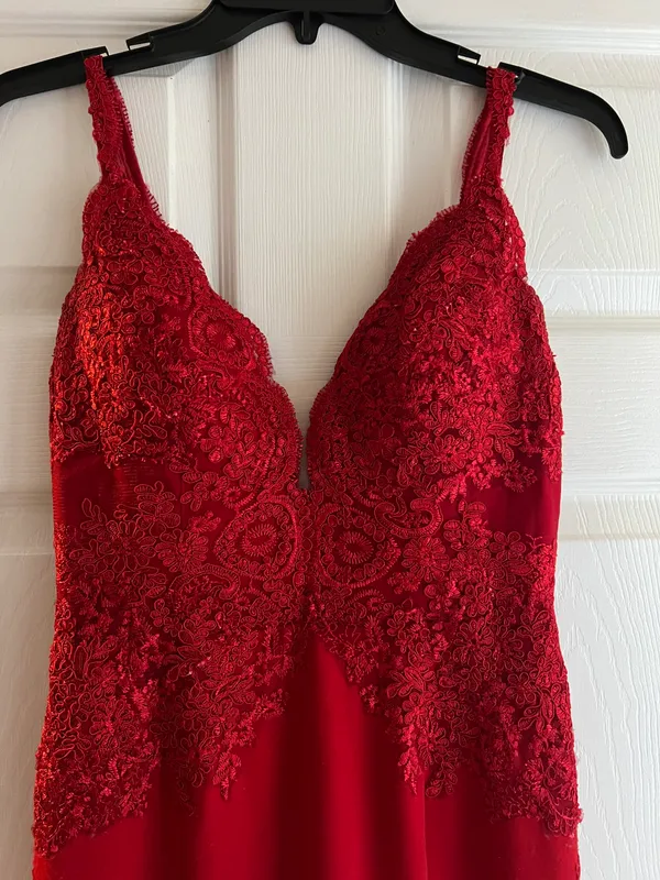 Cinderella Divine Red Prom Dress - Image 2