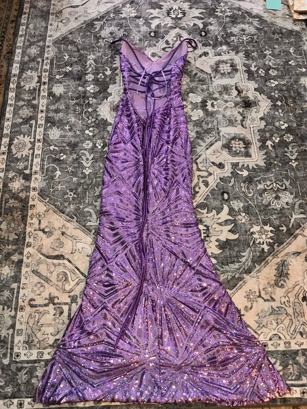 City Triangles Purple Prom Dress - Image 5