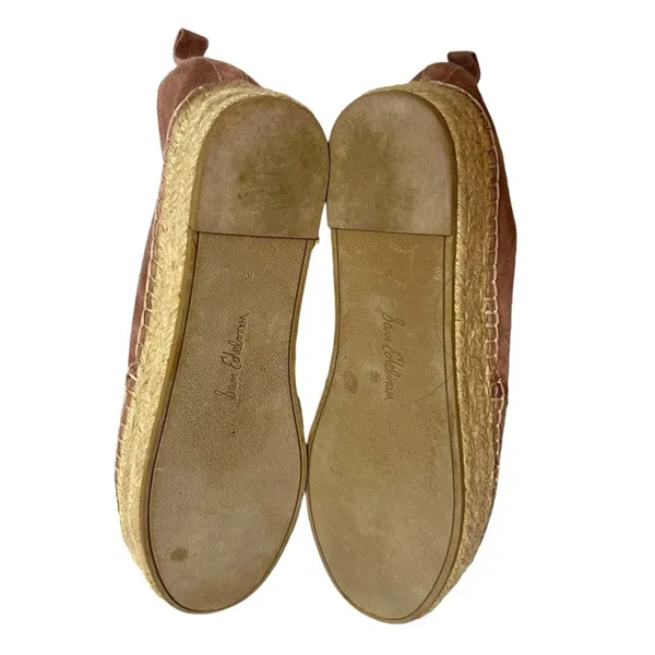 Sam Edelman Cardin suede platform espadrilles pink‎ Sz 10 - Image 3