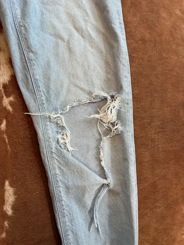 American Eagle curvy mom Jean size 00 regular Strigid real good No flaws! - Image 4