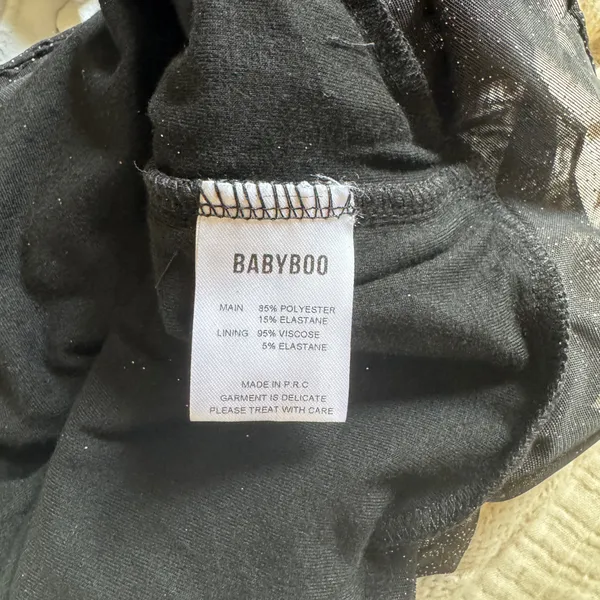Babyboo Black Mini Dress - Image 6