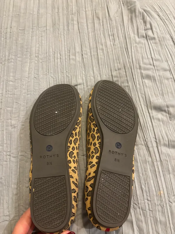 Rothy's Flats Round Toe Leopard Print - Image 4