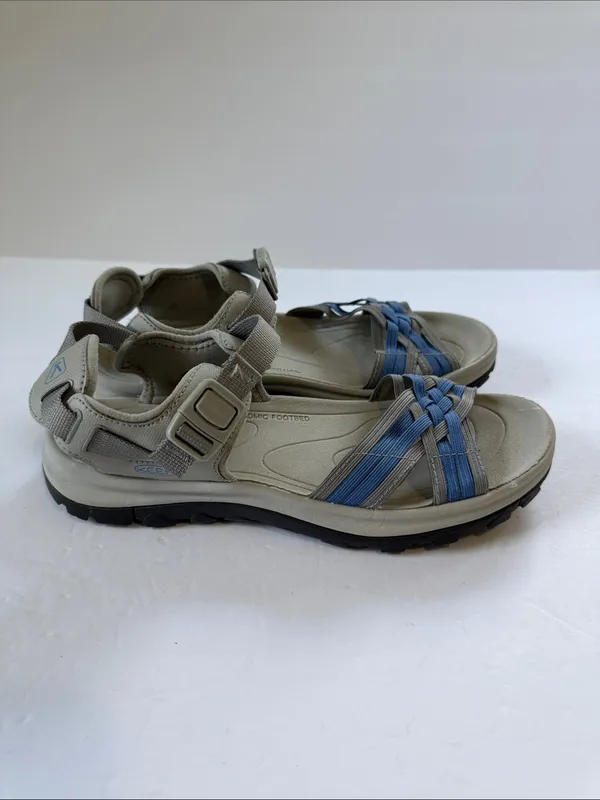 KEEN Kids Gray and Blue Sport Sandals - Image 4