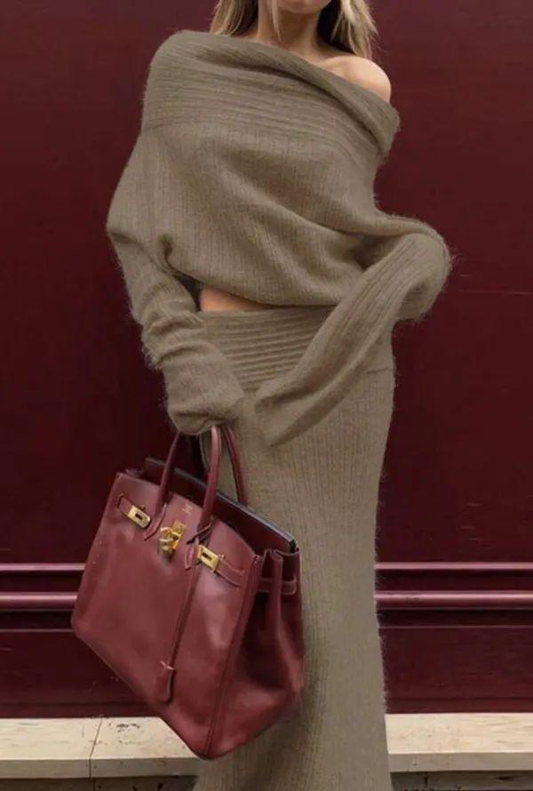 Sweater Set Brown Size M - Image 2
