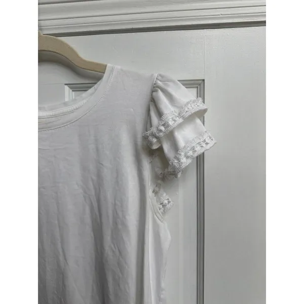 Lilly Pulitzer Clover Top in Resort White short sleeve women's xl - Image 3