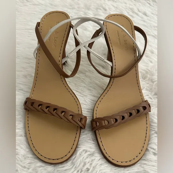 Rag & Bone Women's Infinity Sandals Heels‎ Shoes 40 - Image 2