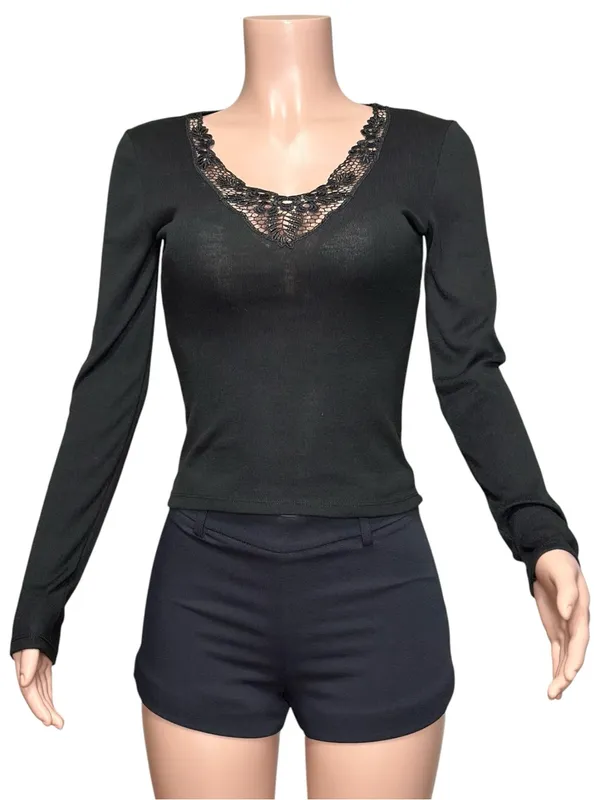 ROUJE PARIS x DAMART Maurice Shirt, Black, FR34/US2 - Image 2