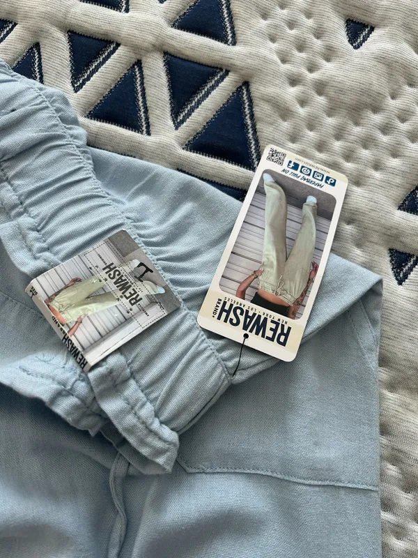 NWT Rewash Linen Blend Boho Pant - Image 3