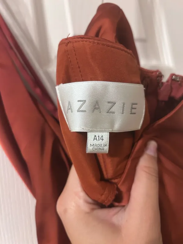 Azazie Bridesmaid Dress Dusty Rose - Image 5