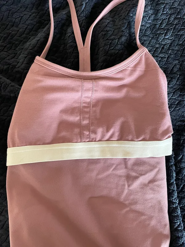 Lululemon Pink Tank W / Bra - Image 5