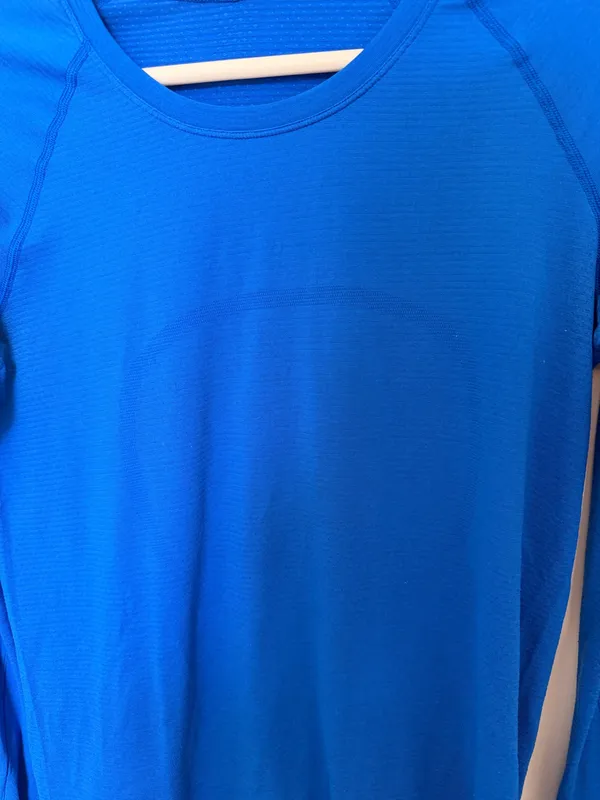 Long Sleeve Lululemon Swiftly Tech Blue 6 - Image 2