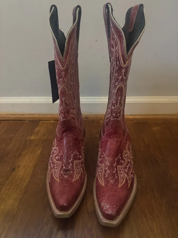 cowgirl boots Red Size 7.5 - Image 3