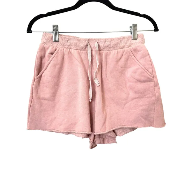 FREE PEOPLE‎ Intimately Fleece Lined Shorts Pink Small - Image 2