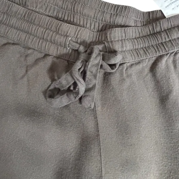 Abercrombie‎ & Fitch Olive Joggers Cargo Pockets Elastic Waist Pants Size Medium - Image 3