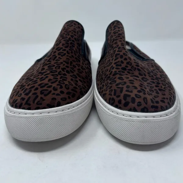 Time and Tru Women's Animal Print Twin‎ Gore Mules Faux Fur Insides Size 10 - Image 3