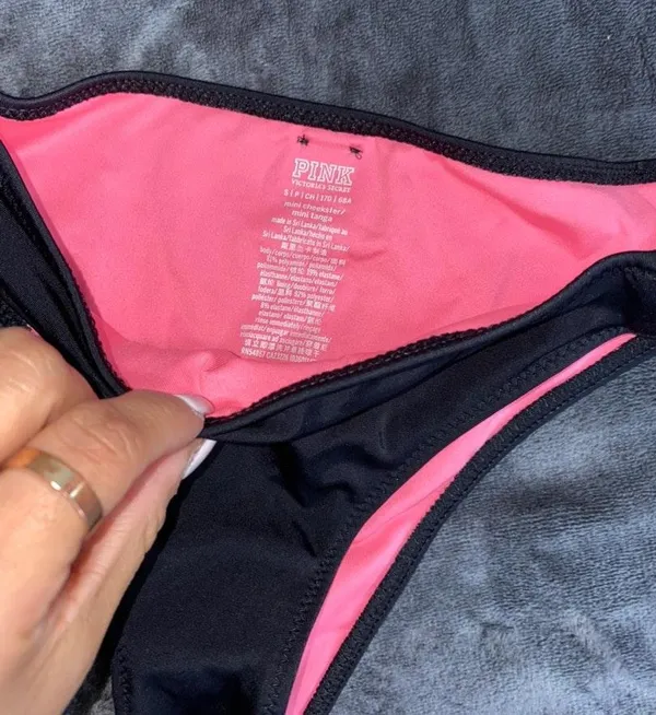PINK - Victoria's Secret Black Bikini Bottom - Image 3