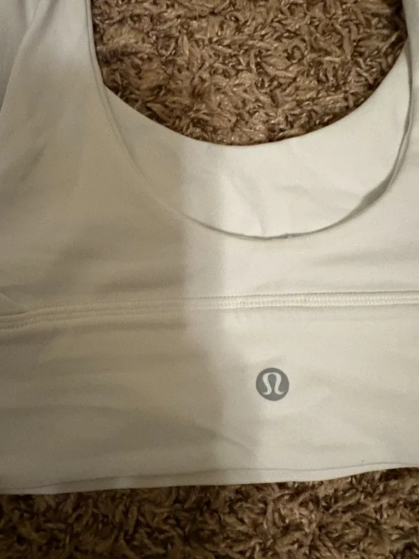 Lululemon Align Bra *Light Support A/B Cup 6 White Neutral No Pads Pull Over - Image 3