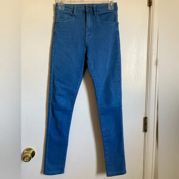 Forever 21 Blue High Rise Skinny Denim Jeans #Pk - Image 3