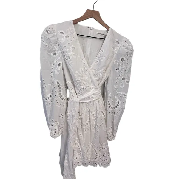 Avec Les Filles White Eyelet Jumpsuit size 10 New with tags - Image 6