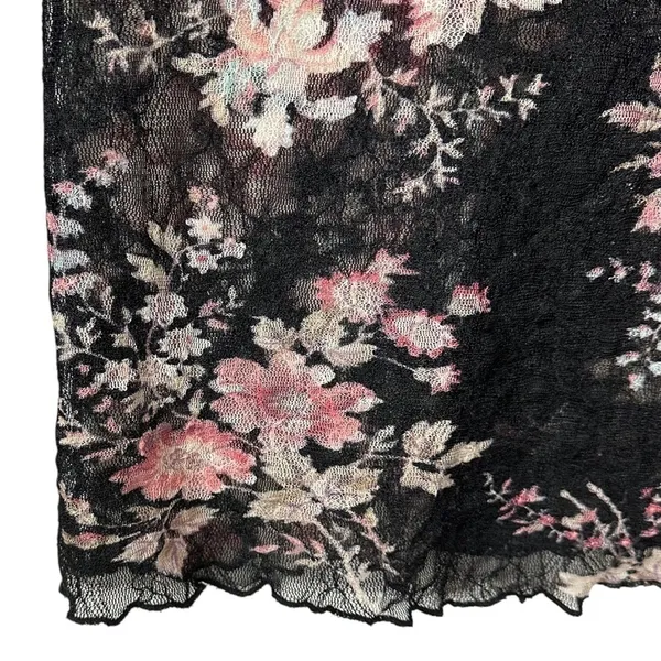 Denim & Supply Ralph Lauren Ethereal Dainty Cottage Floral Lace Y2K Medium - Image 9