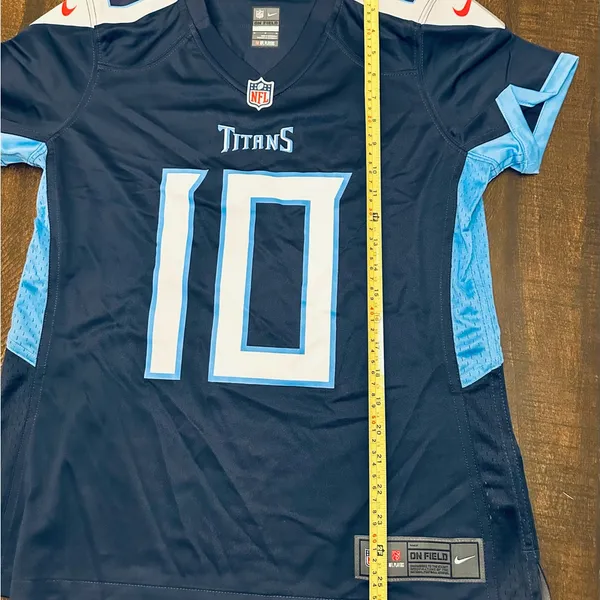 Women's Nike DeAndre Hopkins Navy Tennessee Titans Game Jersey-Medium - Image 6