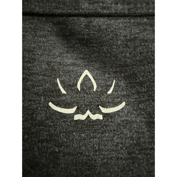 Beyond Yoga Womens Long‎ Sleeve Crew Neck Top Charcoal Gray Thumbholes Size M - Image 5