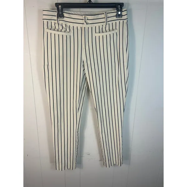 Anthropologie “The Essential Slim” Striped Pants – Size 6 - Image 3