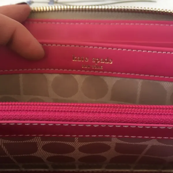 Kate Spade New York Gold Zipper Wallet - Image 5