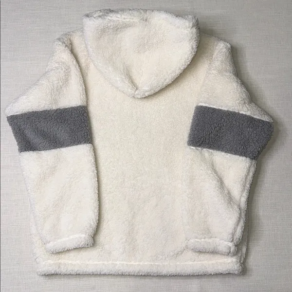 Women's Oklahoma Sooners sherpa hoodie with a quarter-zip - Image 2