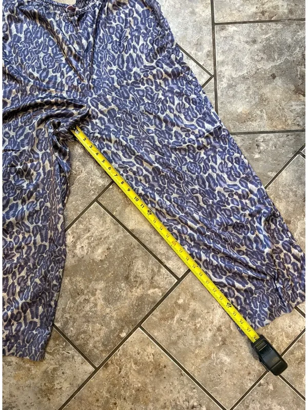 Vintage Y2K Victoria’s Secret Animal Print Cami Pajama Pants Set Lace - Image 9