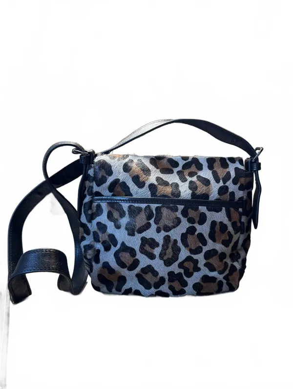 Tory Burch Leopard Print Cow Fur Crossbody Bag - Image 2