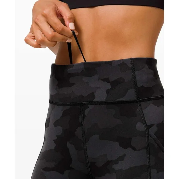 NEW Lululemon l High-Rise Tight 28 SIZE 10 Heritage 365 Camo Deep Coal Multi - Image 5