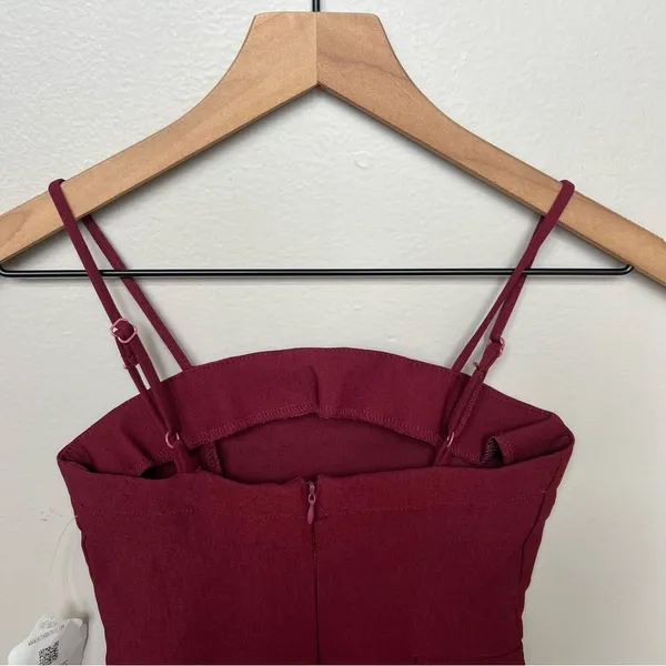 Altar’d State NWT Burgundy Spaghetti Strap Mini Dress Size XS - Image 8