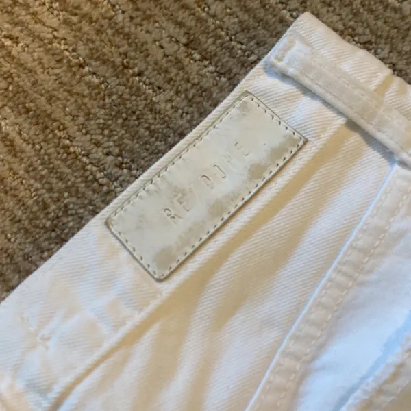 Re/done white denim jeans - Image 4